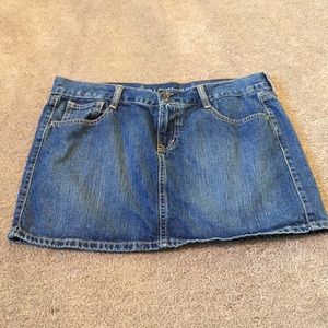 Old Navy jean skirt, mini